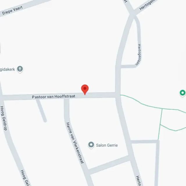 Een kaart van de standplaats in Geldrop